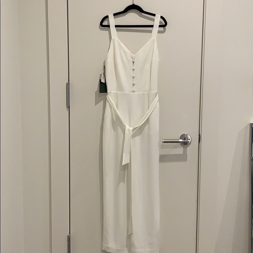White jumpsuit from Aritzia. BNWT.